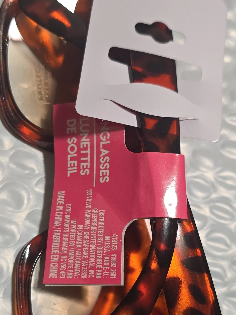 Avon Tortoiseshell Cat-Eye Sunglasses - Brown and Black